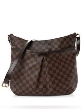 Authentic Louis Vuitton Damier Ebene Bloomsbury GM Large Crossbody Bag RETIRED